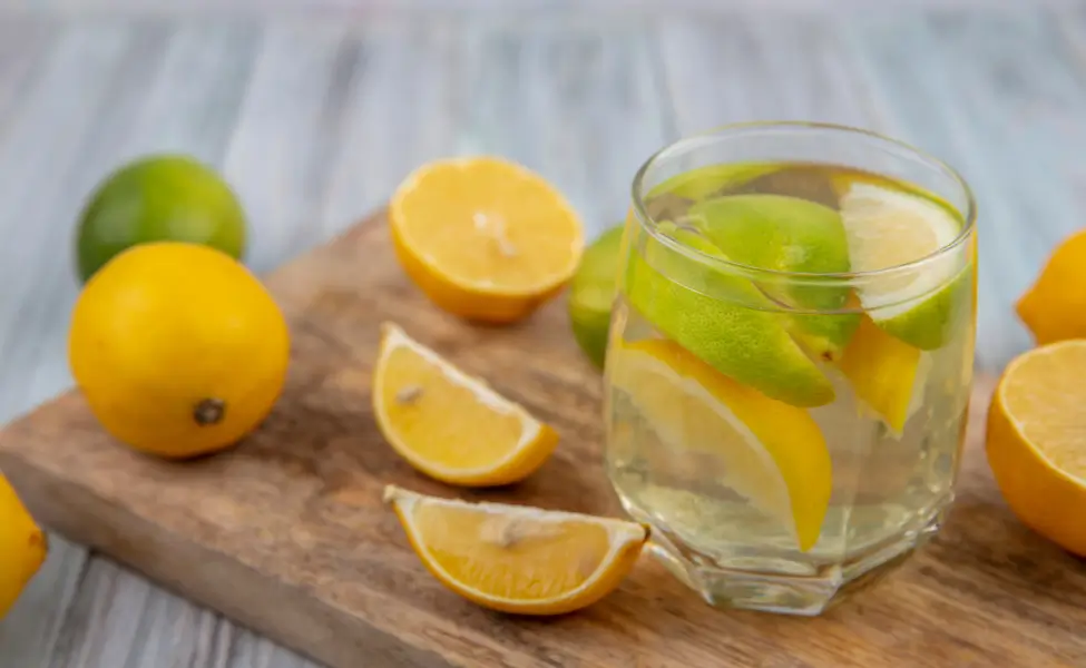 Lemon water is so refreshing