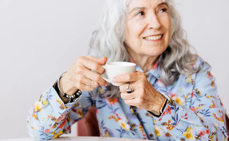 a woman in her sixties