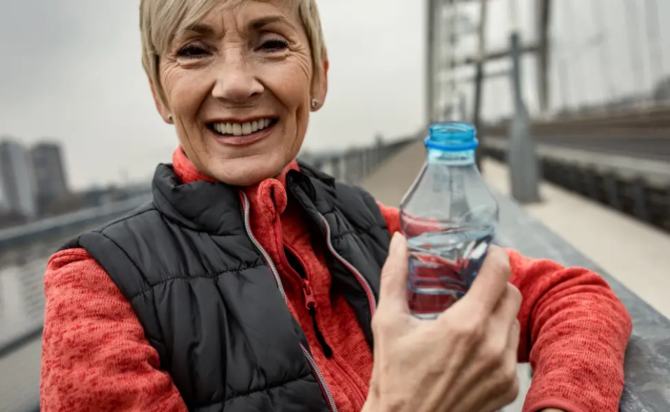 Regain confidence at home drink water