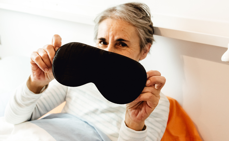 sleeping masks can help