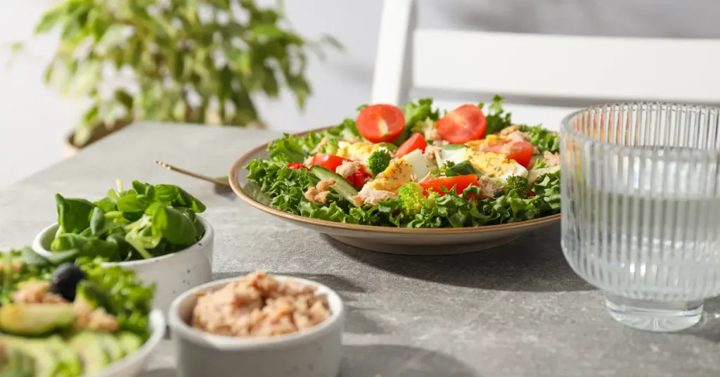 a no-cook tuna and avocado bowl